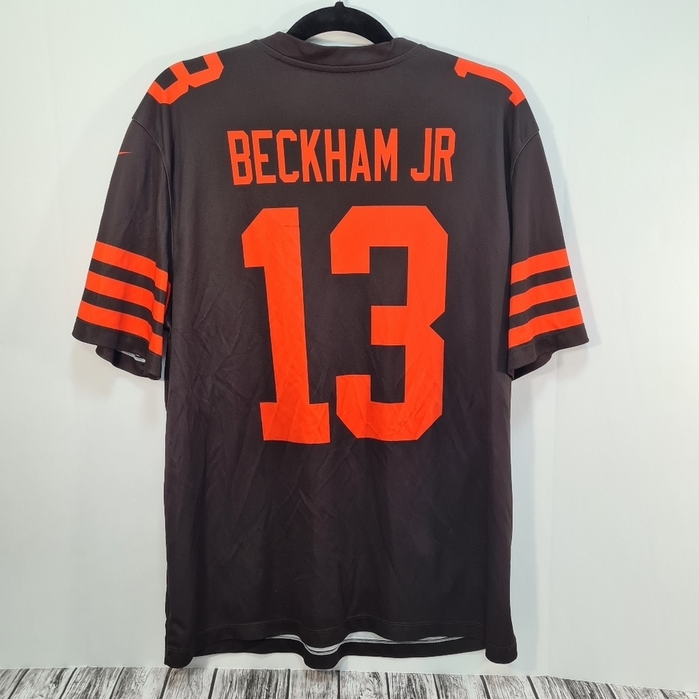 Nike On Field Odell Beckham Jr #13 Cleveland Browns Jersey Men's Size L